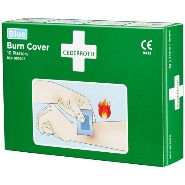 Stein HGS Hydrogelpflaster, -Cederroth Burn Cover-, bei kleinen und leichten Brandwunden, cu1006