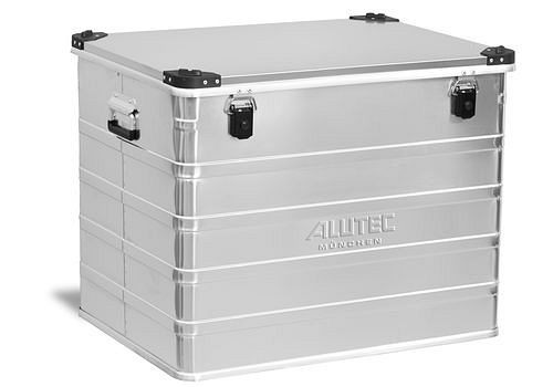 DENIOS Aluminiumbox Industry, mit Stapelecken, 243 Liter Volumen, 136695