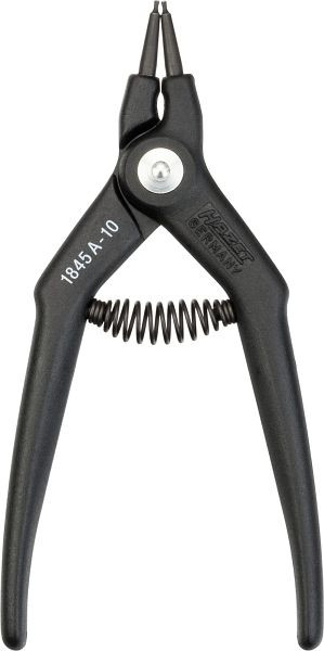 Hazet Sicherungsring-Zange, Gerade Ausführung (Form A) für Außensicherungen, Länge: 140 mm, Netto-Gewicht: 0.06 kg, 1845A-10