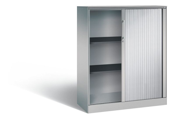 C+P Rollladenschrank Asisto, H1310xB1000xT435mm, Farbe: Weißaluminium, Bügelgriff, 3 OH, 143032-000 S10094