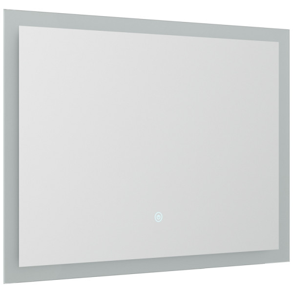 Posseik LED Spiegel 80x53 cm mit Touch Bedienung, DLED-SPIEGEL-80-54