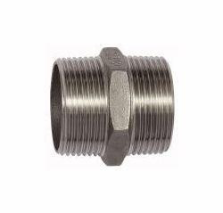 Riegler Doppelnippel, SW: 78 mm, Gewindenorm: nach ISO 7-1, 125687