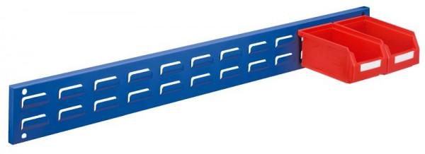 Kappes RasterPlan Wandschiene Schlitzplatte, leer, L 920 x H 100 mm, RAL 5010, 4202.00.5221