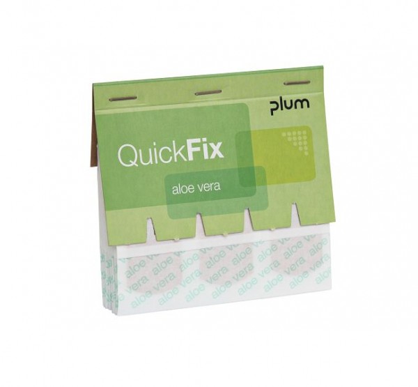 Plum Nachfüllpack QuickFix Aloe Vera - beruhigend und feuchtigkeitsspendend 45 Pflaster, 5514