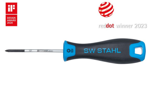 SW-Stahl Schraubendreher, Kreuz, PZ0 x 60 mm, 32764SB, 4033592139885