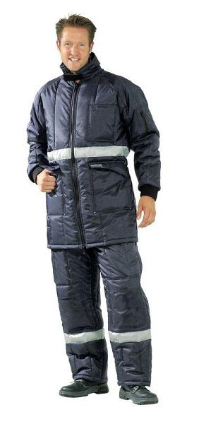 Planam Kühl-/Gefrierhaus Kühlhaus Parka, marine, Innenfutter rot, Größe L, 5121052