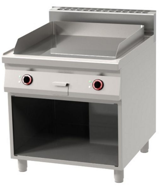 RM Thermik Serie 900, Elektro-Grillplatte mit Unterbau, 800x900x900 mm, glatte Grillfläche, FTH-90/80E