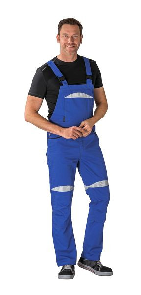 Planam DuraWork Latzhose, kornblumenblau/schwarz, Größe 25, 2922025