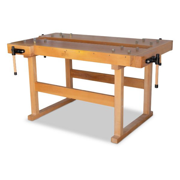 BAMATO Hobelbank aus Massivholz, 1090 x 820 x 1690 mm, WORK-1750