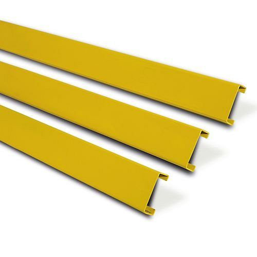DENIOS Rammschutzplanke Safe 15-K, B 1500 mm, kunststoffbeschichtet, gelb, 207486