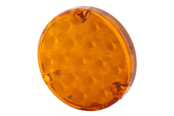 HELLA Blinkleuchte - LED - 12/24V - Einbau/geschraubt - Lichtscheibenfarbe: gelb - Kabel: 200mm - Stecker: offene Kabelenden - vorne, 2BA 959 932-011