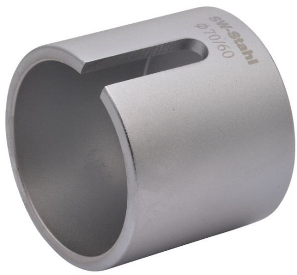SW-Stahl Druckstück mit Kontrollaussparung, 70/60 mm, 10043L-18