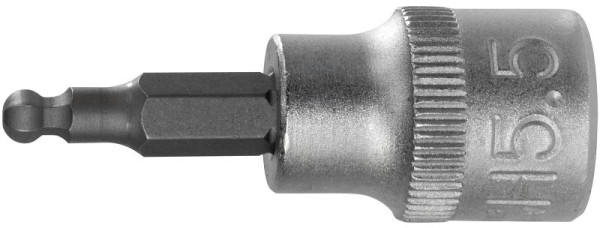 SW-Stahl Schraubendreheinsatz, 3/8", Innensechskant, 5,5 mm, mit Kugelkopf, 05573L
