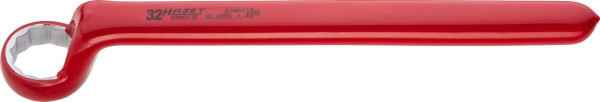 Hazet Einringschlüssel, schutzisoliert, Außen-Doppel-Sechskant Profil, 32 mm, 630KV-32