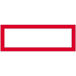 Moedel Brandschutzzeichen - zur Selbstbeschriftung, Alu, 420x148 mm, 57458