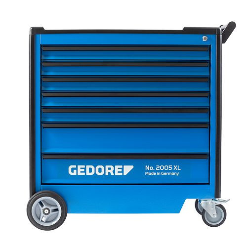 GEDORE Werkzeugwagen XL mit 7 Schubladen, Kanten-Rammschutz, 3437493