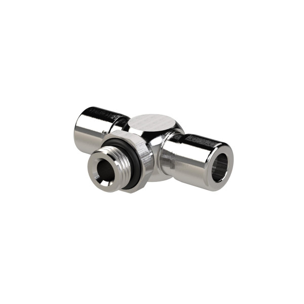 Riegler T-Steckverschraubung »NonPlusUltra«, drehbar, M5, Ø 4mm, VE: 10 Stück, 131474