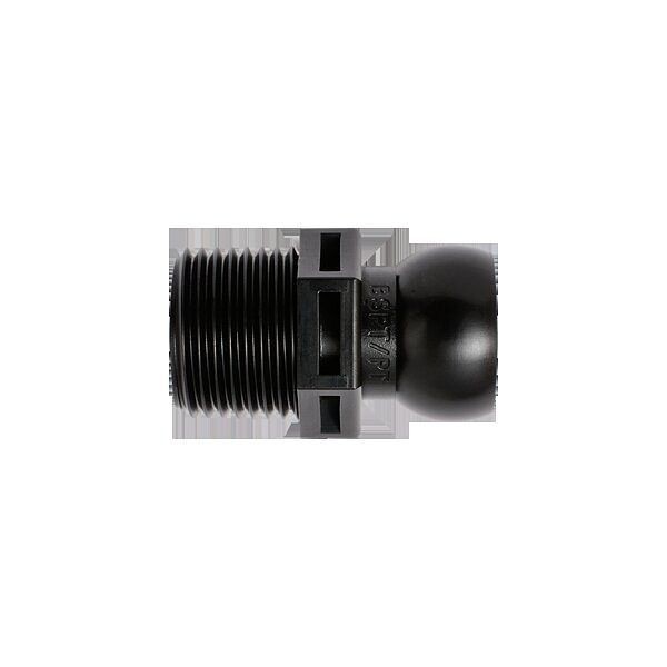 Loc-Line BSPT-Anschluß 1/2" schwarz, VE: 50 Stück, L59877S
