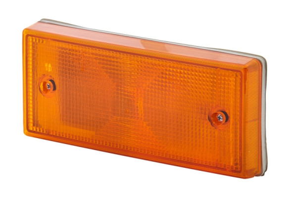 HELLA Blinkleuchte - Halogen - 12V - Einbau - Lichtscheibenfarbe: gelb - Stecker: Flachstecker - rechts/links/vorne, 2BA 003 734-061