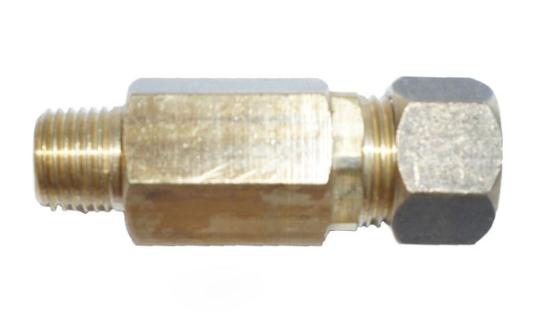 AEROTEC Rückschlagventil 1/4 Zoll AG, 3/8 Zoll für Druckmontage - 10 mm Rohr, 9048058-PS