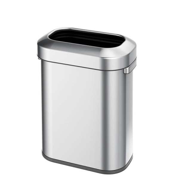 STEIN HGS Urban oval Abfalleimer, Edelstahl, matt, 83676.0001