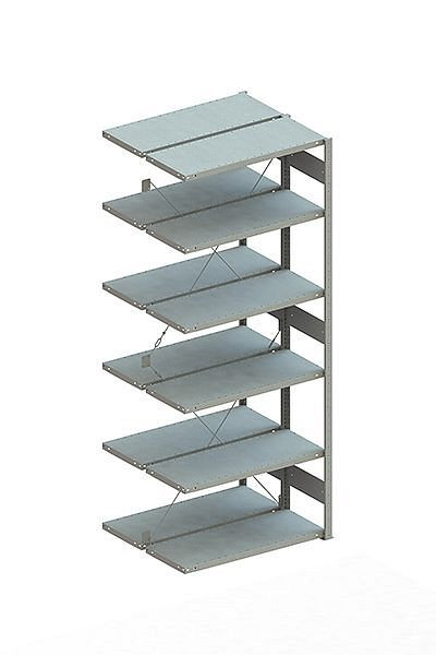 Meta CLIP 100 DAR 2500x1000x400 mm, RAL 7035, Bodenanzahl: 2 x 6, 20070671