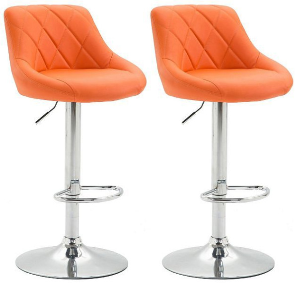 CLP Barhocker Lazio Kunstleder C, orange, VE: 2 Stück, 307023