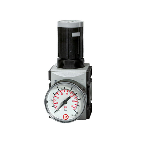 Riegler Präzisionsdruckregler »FUTURA«, mit Manometer, BG 1, G 1/4, 0,5-16 bar, 156640