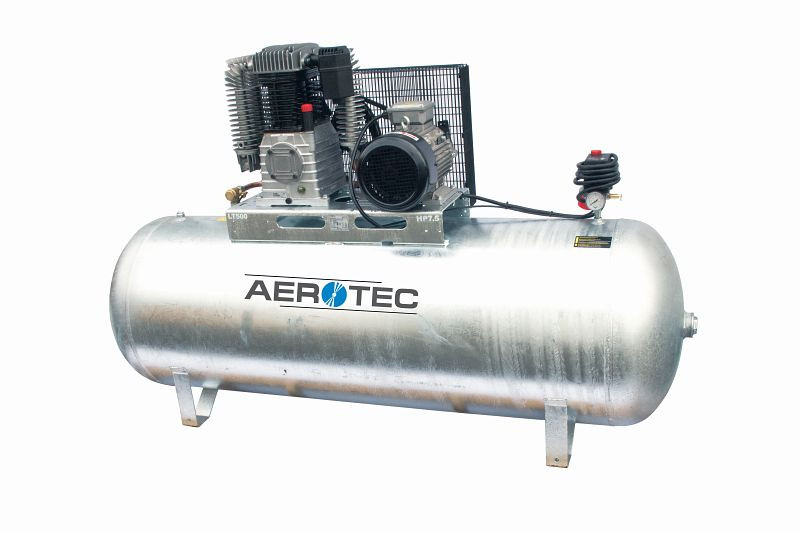 AEROTEC N60-500 Z PRO liegend - 400 Volt verzinkt Kompressor ölgeschmiert, 2005323