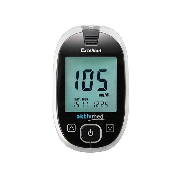 WERO Blutzuckermessgerät GlucoCheck Excellent inkl. 10 Teststreifen, 240181