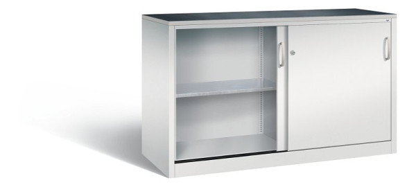 C+P Schiebetürenschrank Acurado, H1000xB1600xT600mm, Farbe: Lichtgrau, Bügelgriff, 2166-09 S10039