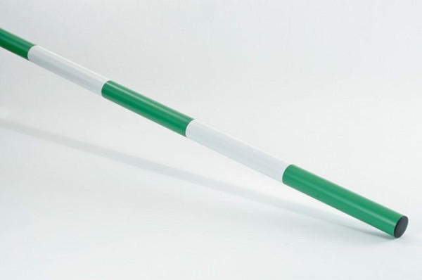 Growi Hindernisstange aus Kunststoff, Farbe: grün/weiß, 10092761