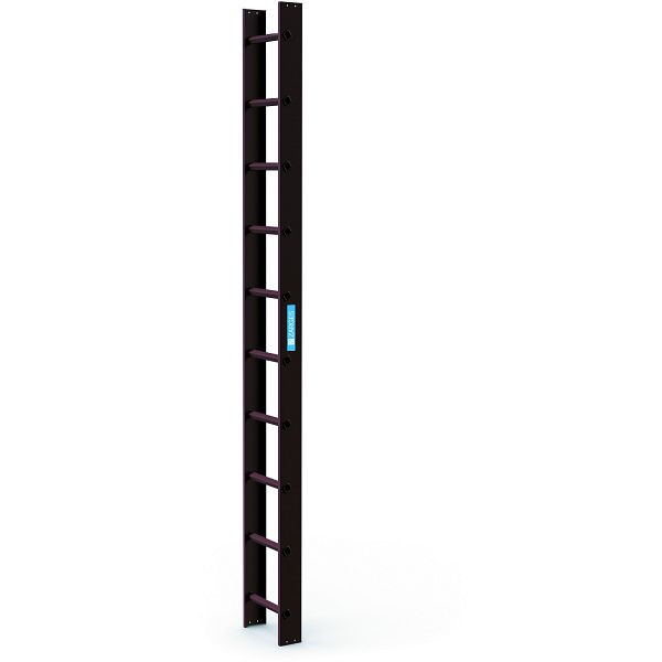 ZARGES Dachleiter 2,8 m Braun 10 Sprossen, 41394, 4003866413942