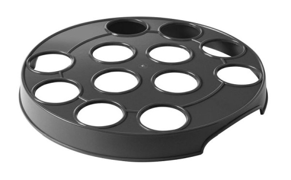 Bar up Bierglasträger schwarz, ABS Für 12 Gläser Ø 55 mm, 696217