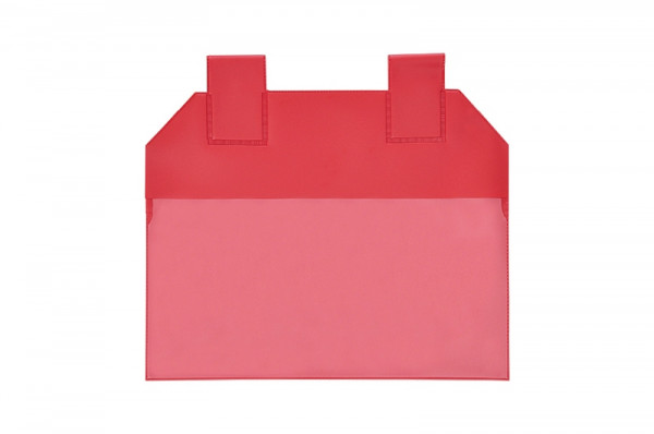 KROG Gitterboxtaschen mit Magnetverschluss, A6 quer rot, Öffnung: Längsseite, 5902070R