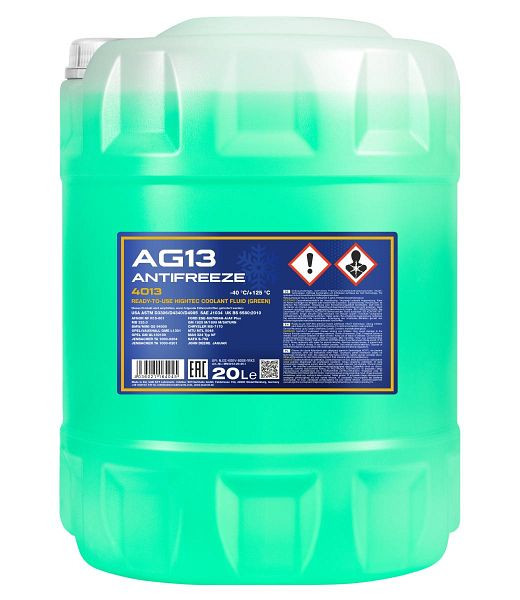 MANNOL 4013 Lösung AG13 (-40) Hightec, VE: 20 l, MN4013-20