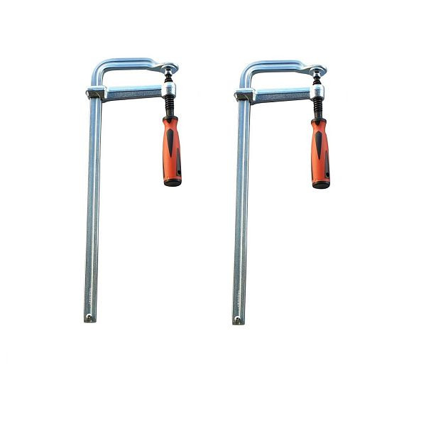 VaGo-Tools Profi Ganzstahl Schraubzwinge 250 x 120 mm Tischzwinge Zwingen, VE: 2 Stück, 260-250x2_pv