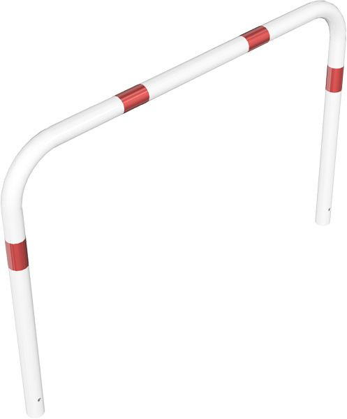 Schake Rohrbügel aus Stahlrohr Ø 60 x 2,5 mm ohne Querholm zum Einbetonieren, Gesamtbreite: 1500 mm, Gesamthöhe: 1000 mm, 465_07B