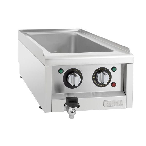 Buffalo Bain Marie der Serie 600, nahtlos geschweißter Edelstahlbrunnen, CU480