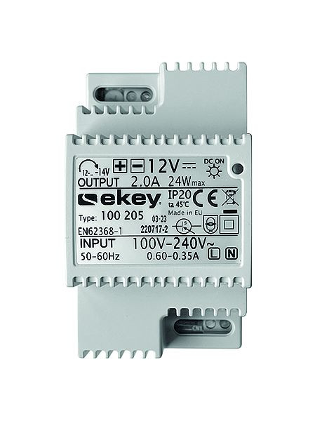 TCS Türkontrollsystem Netzgerät für Fingerprint REG 230VAC 12VDC 2A 3TE, 100205