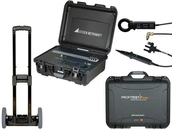 Gossen Metrawatt ALL-IN-ONE Prüfgerät-Set in AC- und DC-Netzen für elektrische Anlagen, Maschinen, Schalt-/Industrieanlagen, Windräder, Meisterpaket, M516L