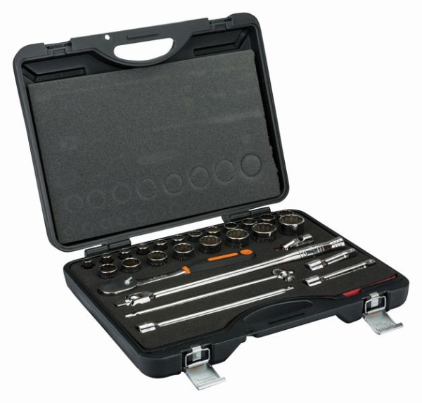 Bahco 1/2" Steckschlüssel-Satz, 25-teilig, 7888DM, 7314151820923