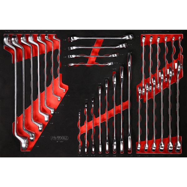 KS Tools PERFORMANCEplus Werkzeugsatz 31-teilig Schraubenschlüssel (Zoll), 811.0031