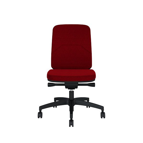 Bisley Bürodrehstuhl Bali, Gepolsterte Rückenlehne Kunststofffußkreuz, TN9416 dark red, BALIKGTN9416