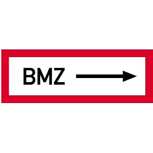 Moedel BMZ rechtsweisend, Alu, reflektierend RA1, 297x105 mm, 57697