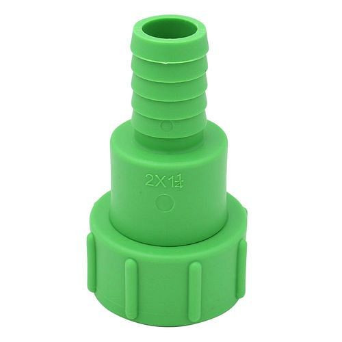 DENIOS IBC-Adapter, mit Schlauchtülle 1,25, mit Grobgewinde S60x6, mit Verdrehschutz, VE: 3 Stück, 311446