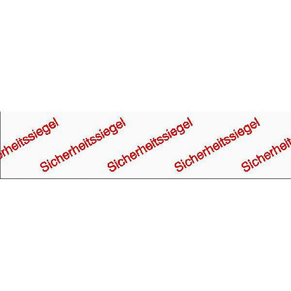 SafetyMarking Sicherheitssiegel, Text: Sicherheitssiegel (mehrfach pro Etikett), BxH 6,5x1,5 cm, Folie, selbstzerstörend, VE: 10 Stück/Bogen, 30.0965