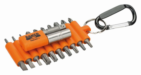 Bahco Bit-Satz, 22-teilig, PH, PZ, Torx, SL, 59S/22-1, 7314150204229