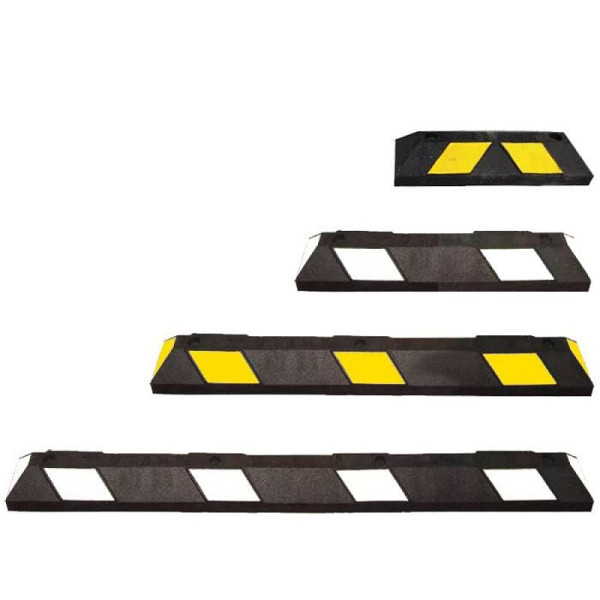 Stein HGS Parkplatzabgrenzung/Anfahrschwelle 'ParkIt', 1200 mm, schwarz-weiß, 12844