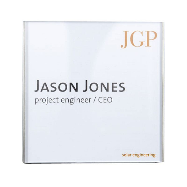 Stein HGS Türschild 'Lite', 118 mm, 116 mm, lt1005